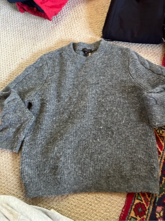 1. State Sweaters - 1. State Women's Wool Gray Crewneck Sweater